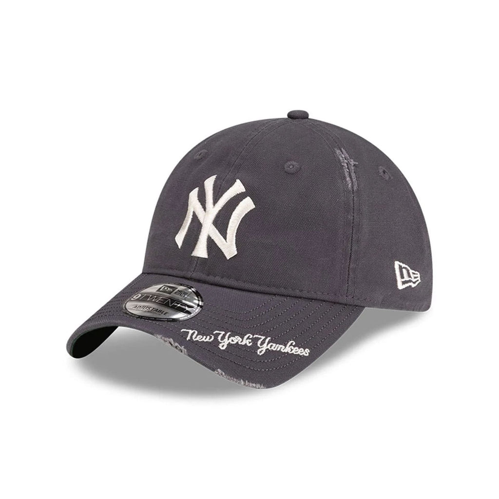 New York Yankees MLB Visor Logo Dark Grey 9TWENTY Adjustable Cap