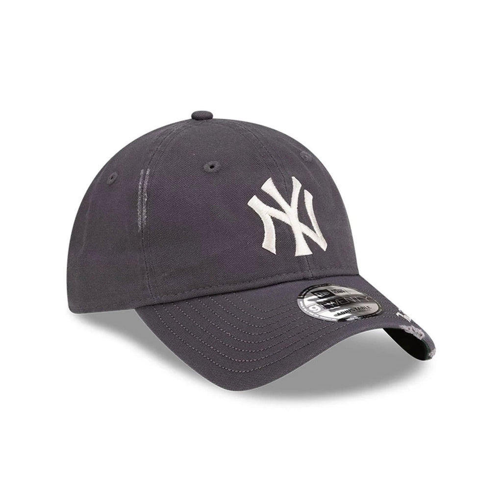 New York Yankees MLB Visor Logo Dark Grey 9TWENTY Adjustable Cap