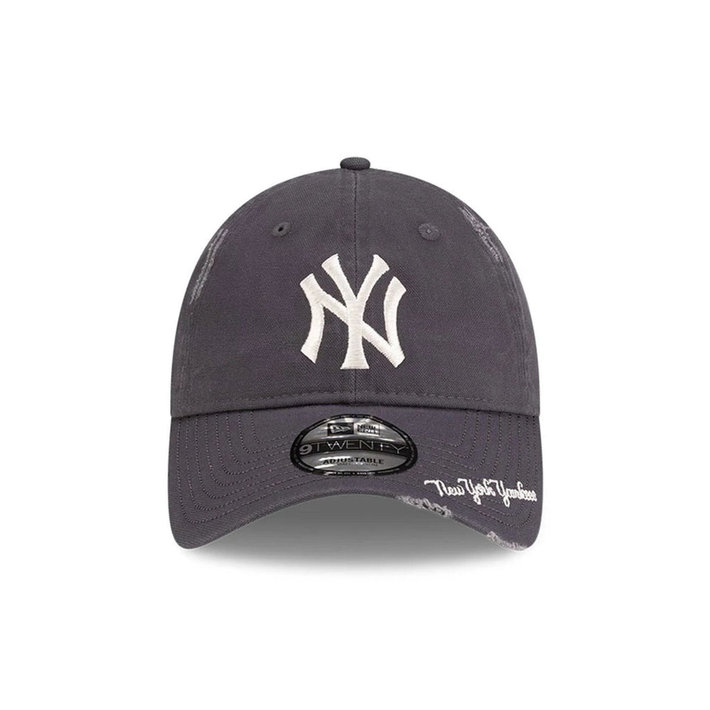 New York Yankees MLB Visor Logo Dark Grey 9TWENTY Adjustable Cap