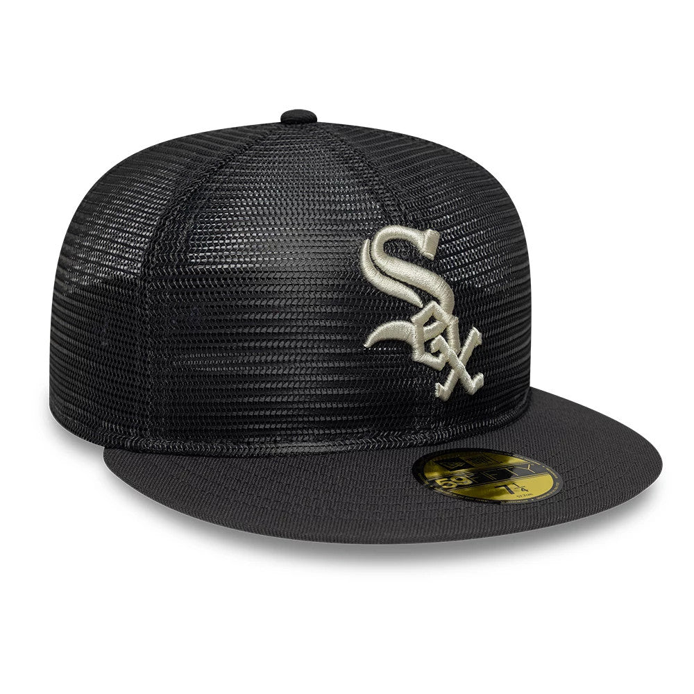 Chicago White Sox MLB All Mesh Dark Grey 59FIFTY Fitted Cap