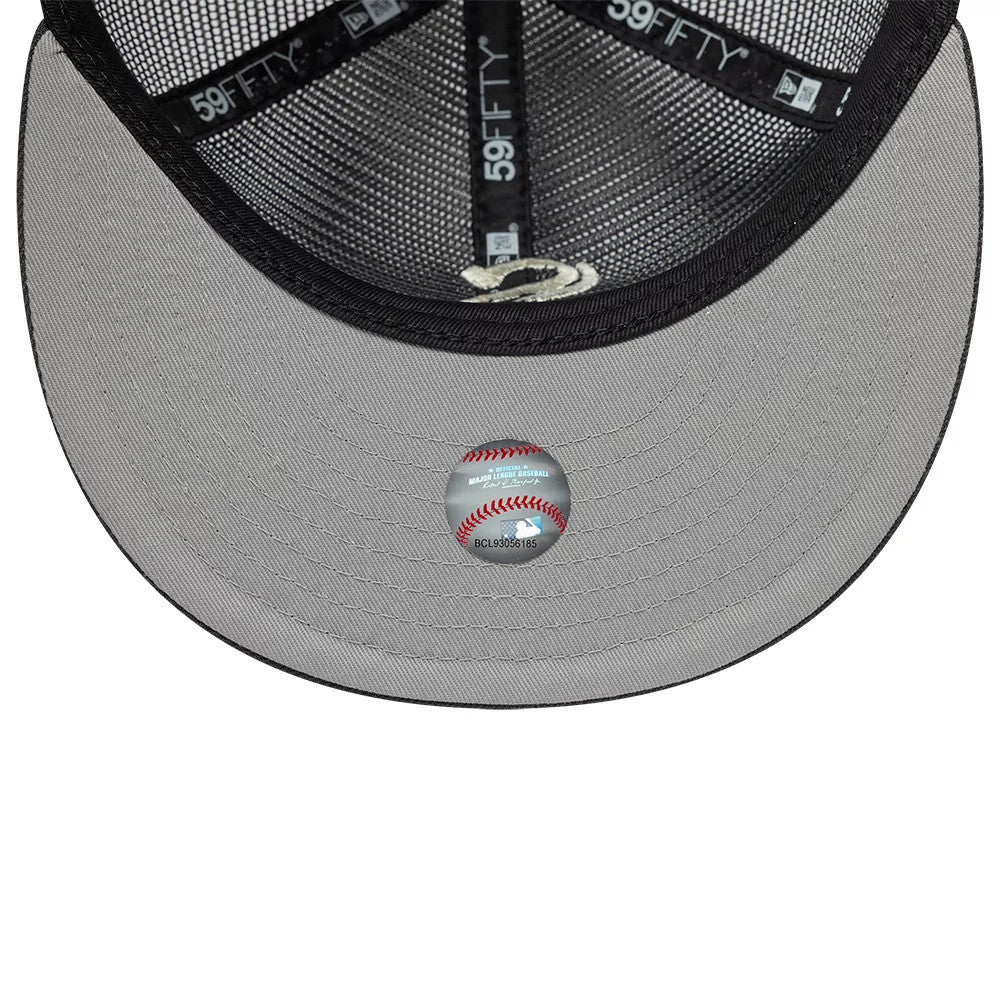 Chicago White Sox MLB All Mesh Dark Grey 59FIFTY Fitted Cap
