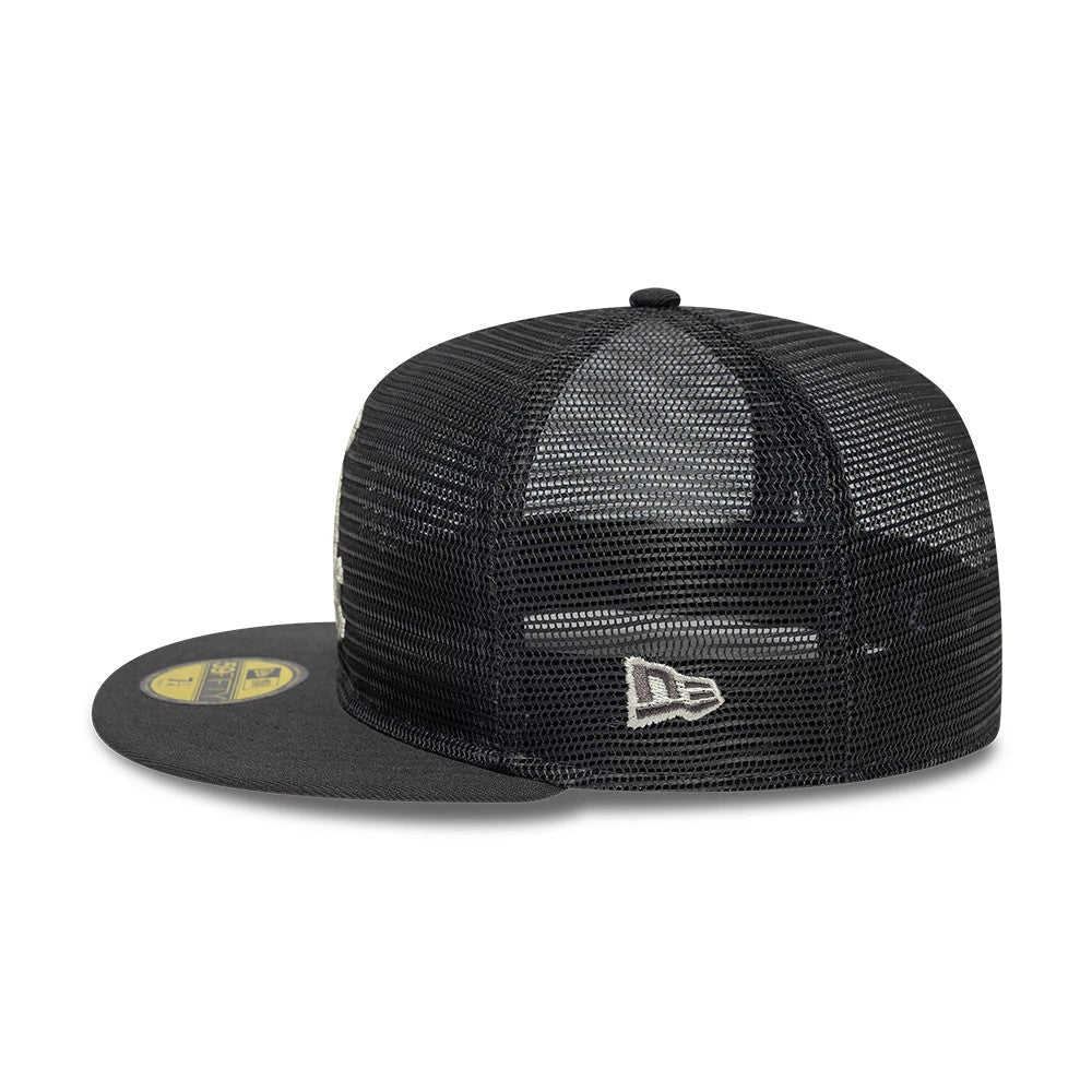 Chicago White Sox MLB All Mesh Dark Grey 59FIFTY Fitted Cap