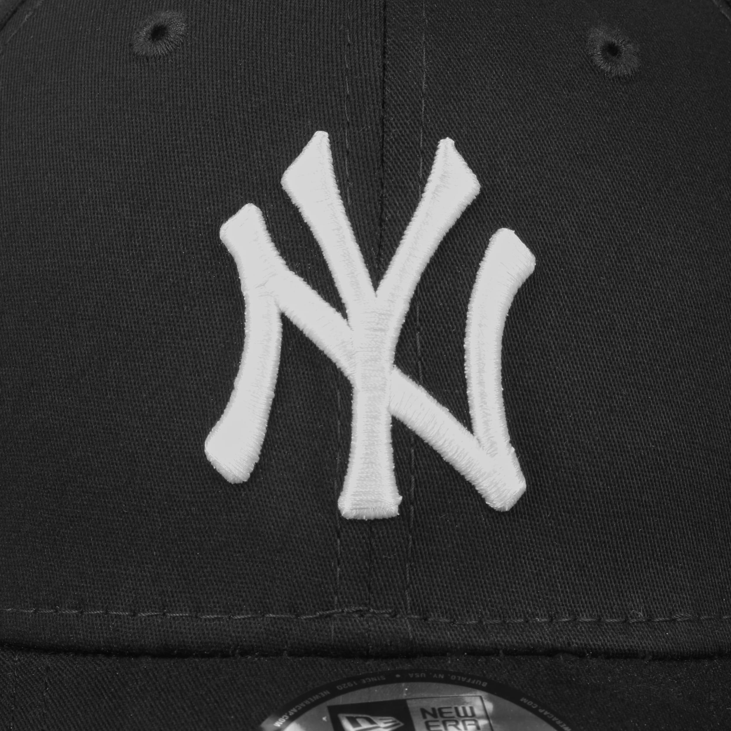 Tioga NY White on Black Fullcap