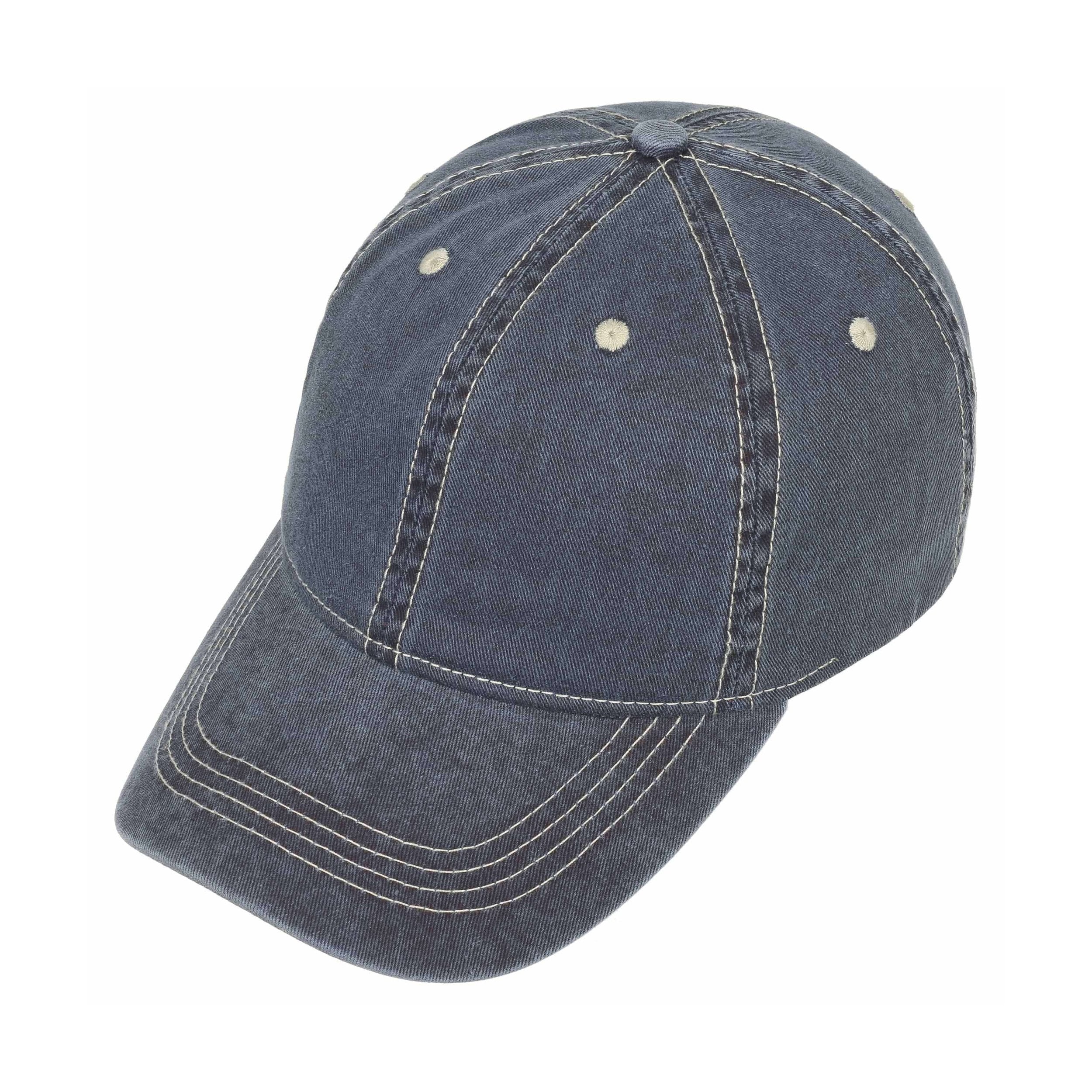 Washed Denim Baseball Cap