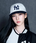 MLB Varsity Vintage Cursive Stitch Unstructured Ball Cap (KARINA Wear)