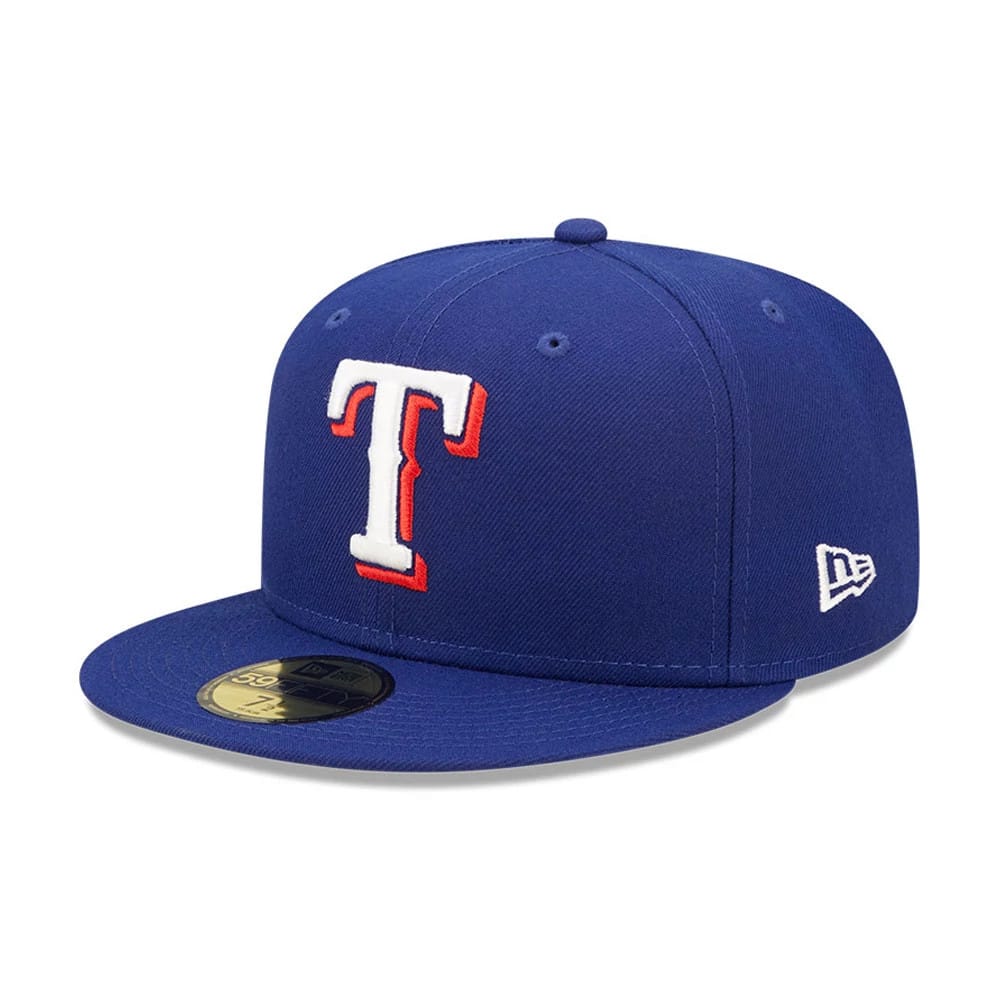 MLB Authentic On Field Texas Rangers Blue 59FIFTY Fitted Cap