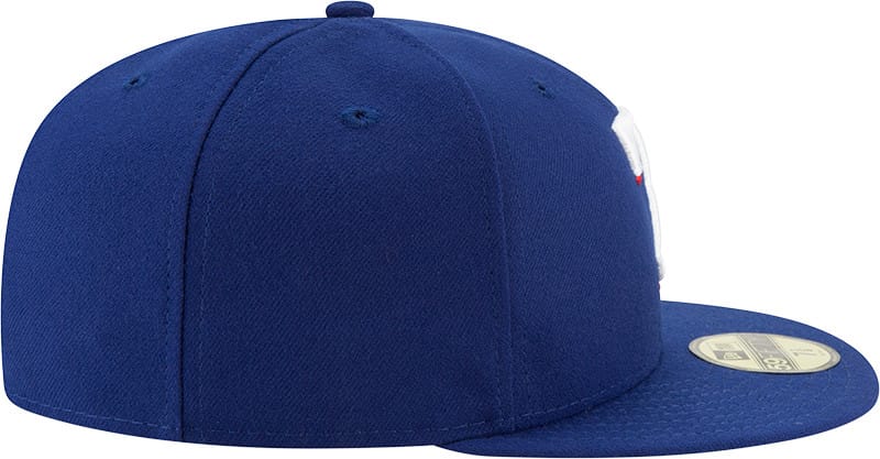MLB Authentic On Field Texas Rangers Blue 59FIFTY Fitted Cap