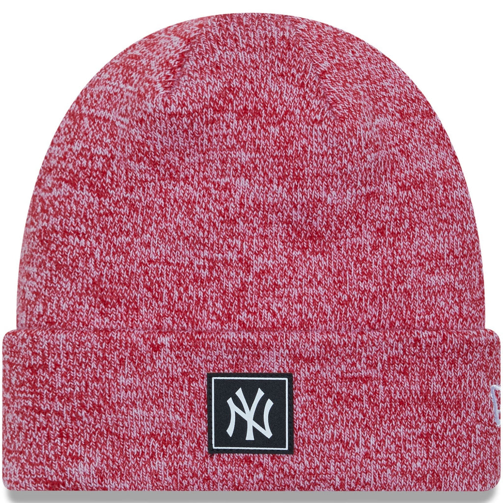 New Era New York Yankees MLB Team Cuff Beanie Hat - Scarlett