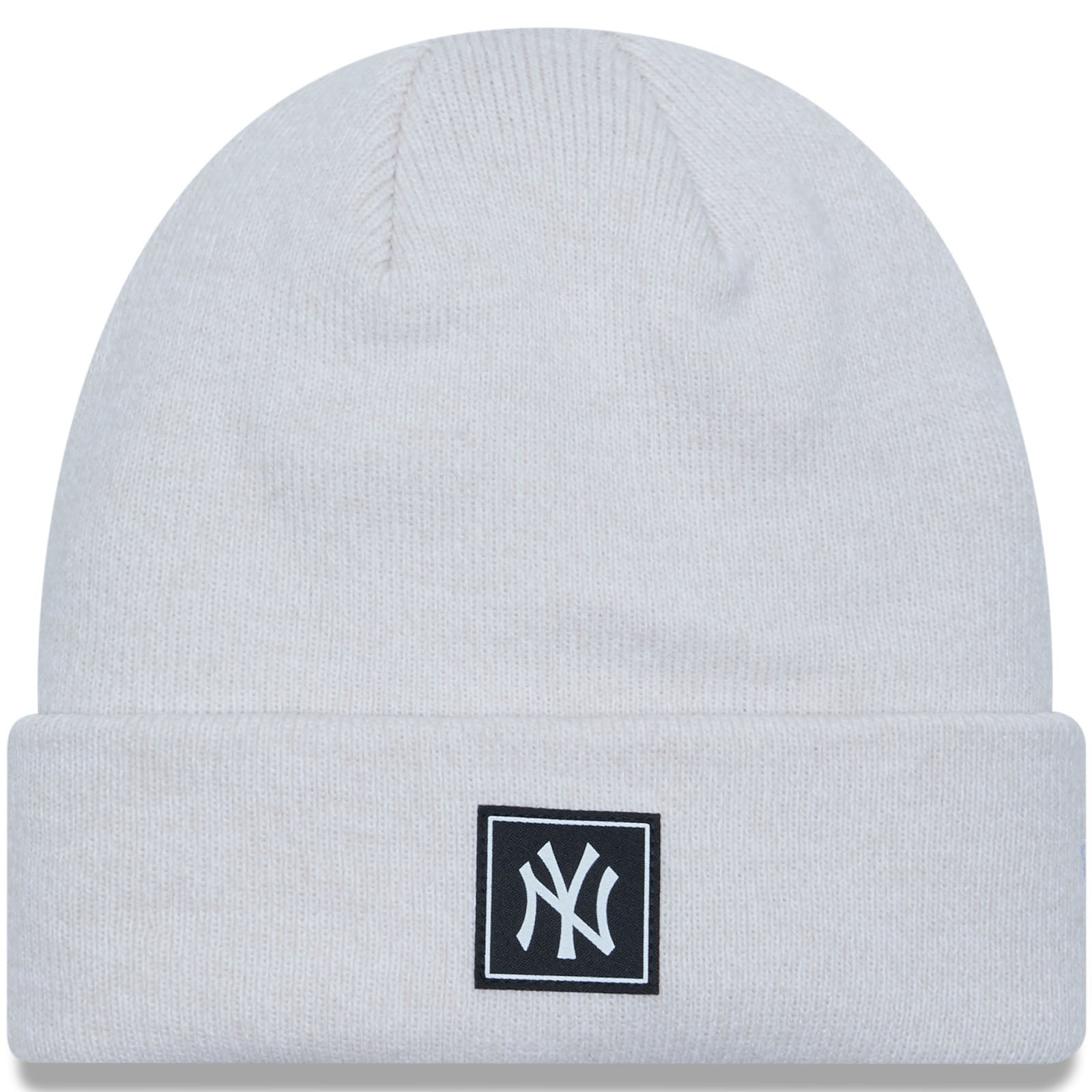 New Era New York Yankees MLB Team Cuff Beanie Hat - Stone