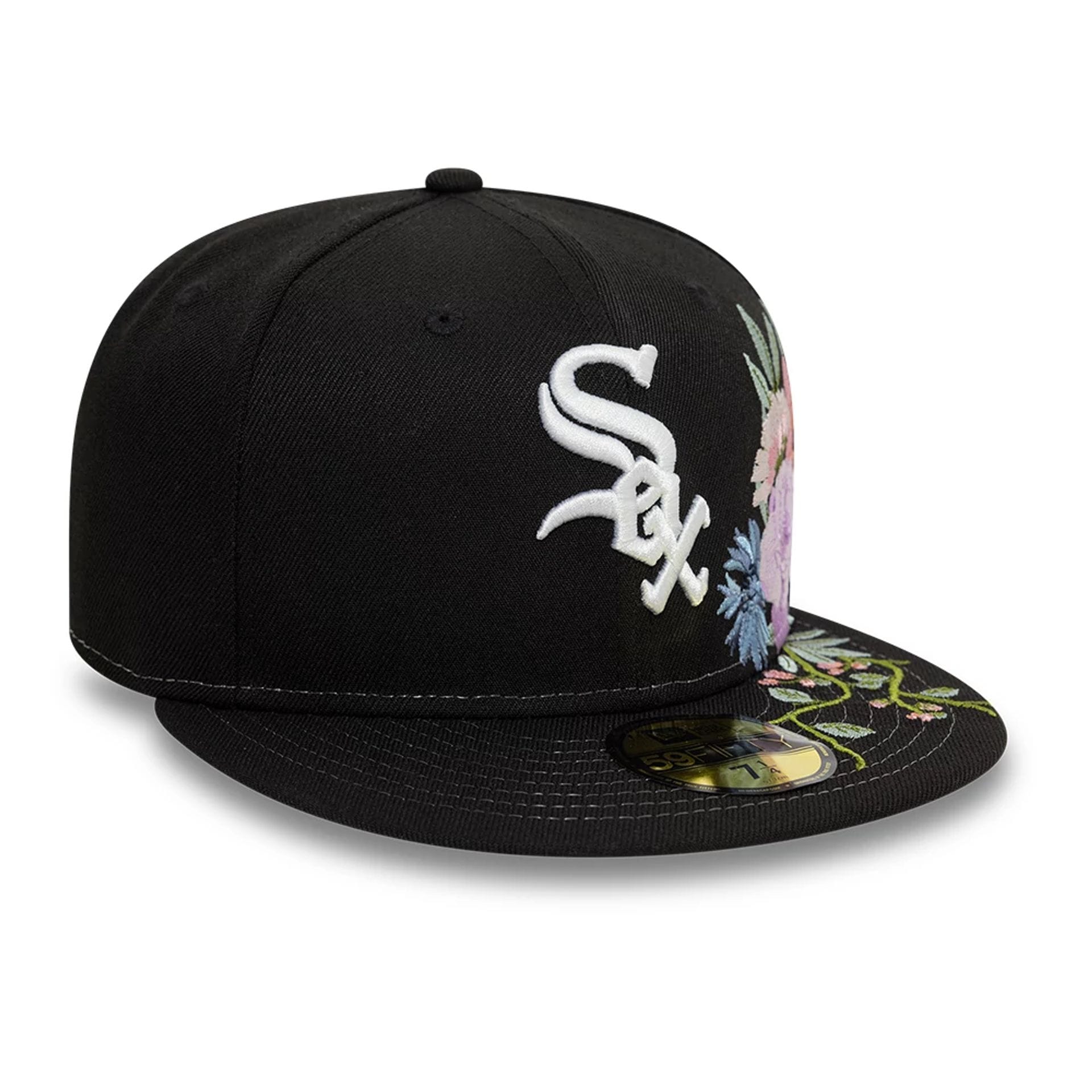 Chicago White Sox MLB Floral Black 59FIFTY Fitted Cap