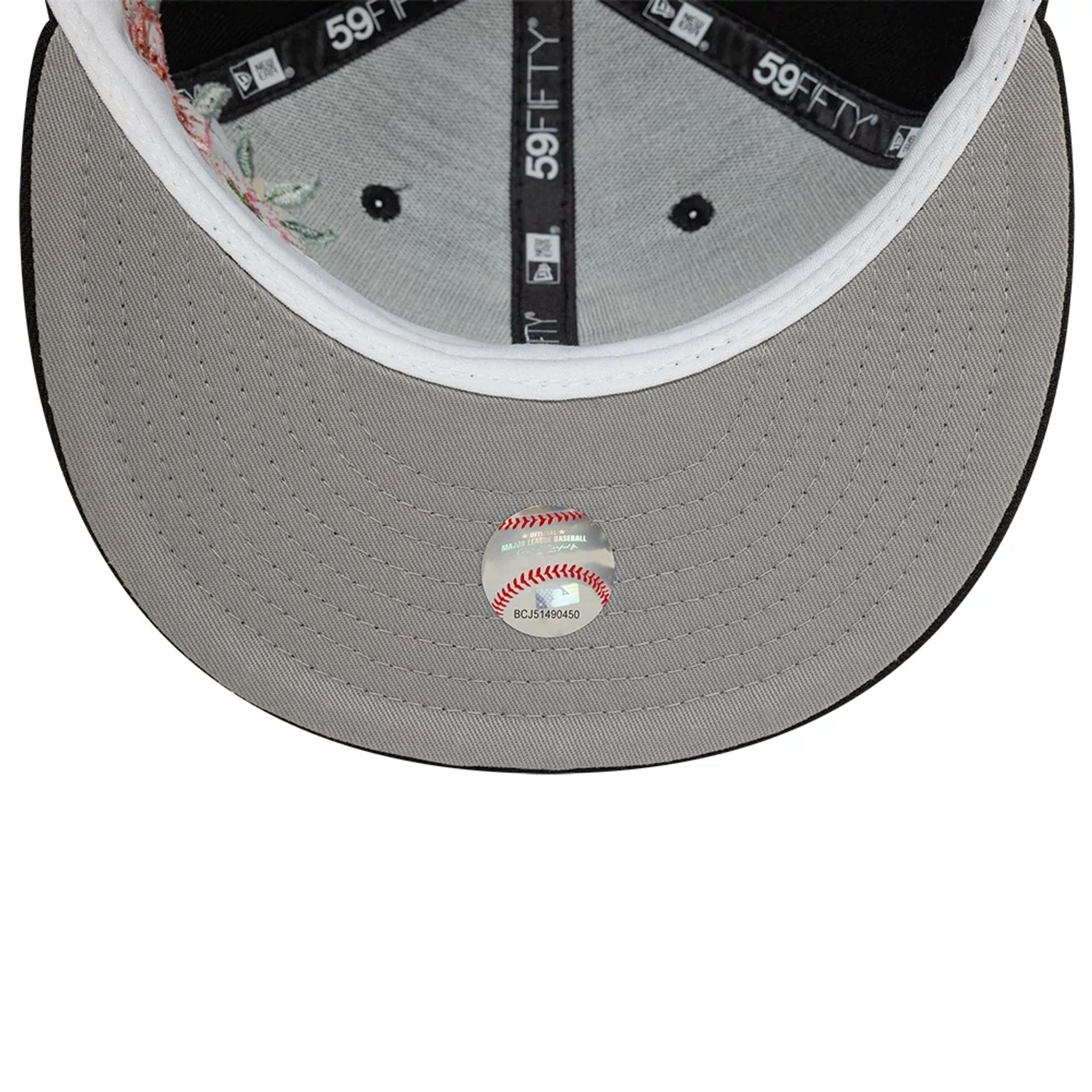 Chicago White Sox MLB Floral Black 59FIFTY Fitted Cap