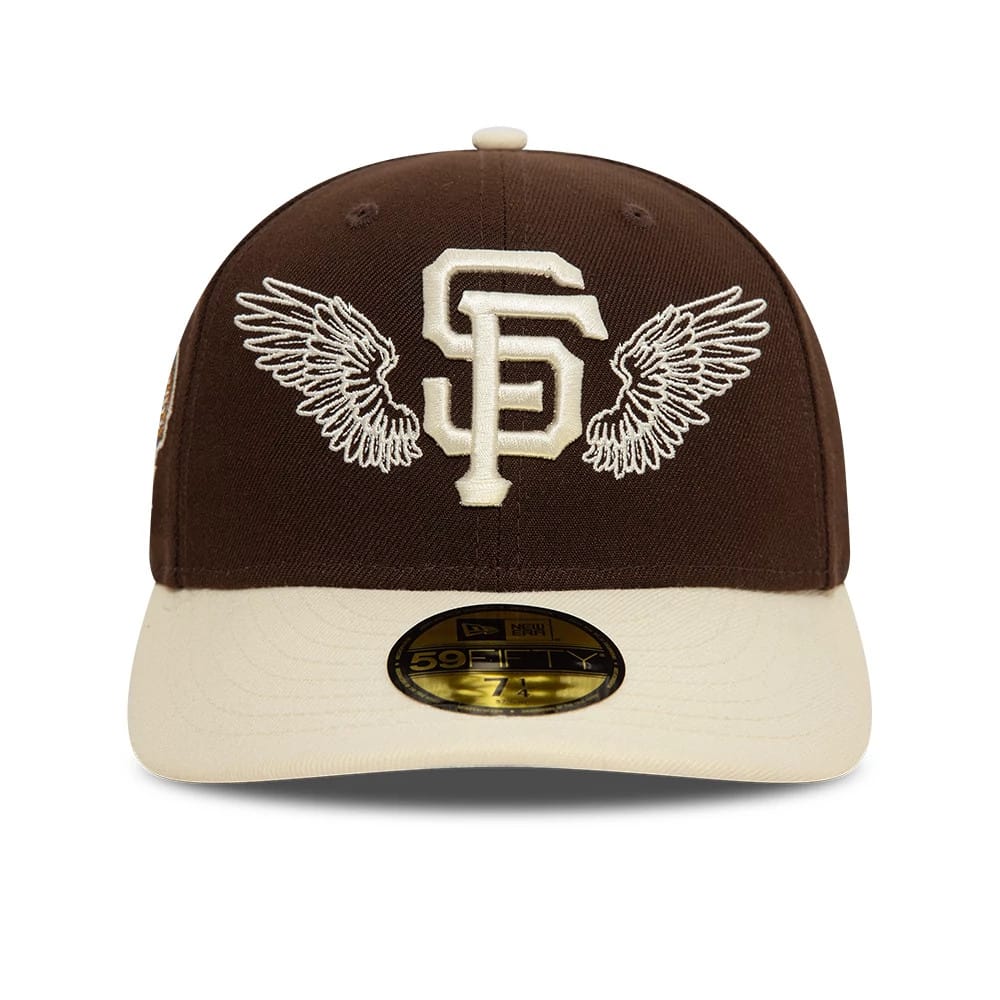 San Francisco Giants MLB Team Wings Dark Brown 59FIFTY Fitted Cap
