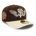 San Francisco Giants MLB Team Wings Dark Brown 59FIFTY Fitted Cap