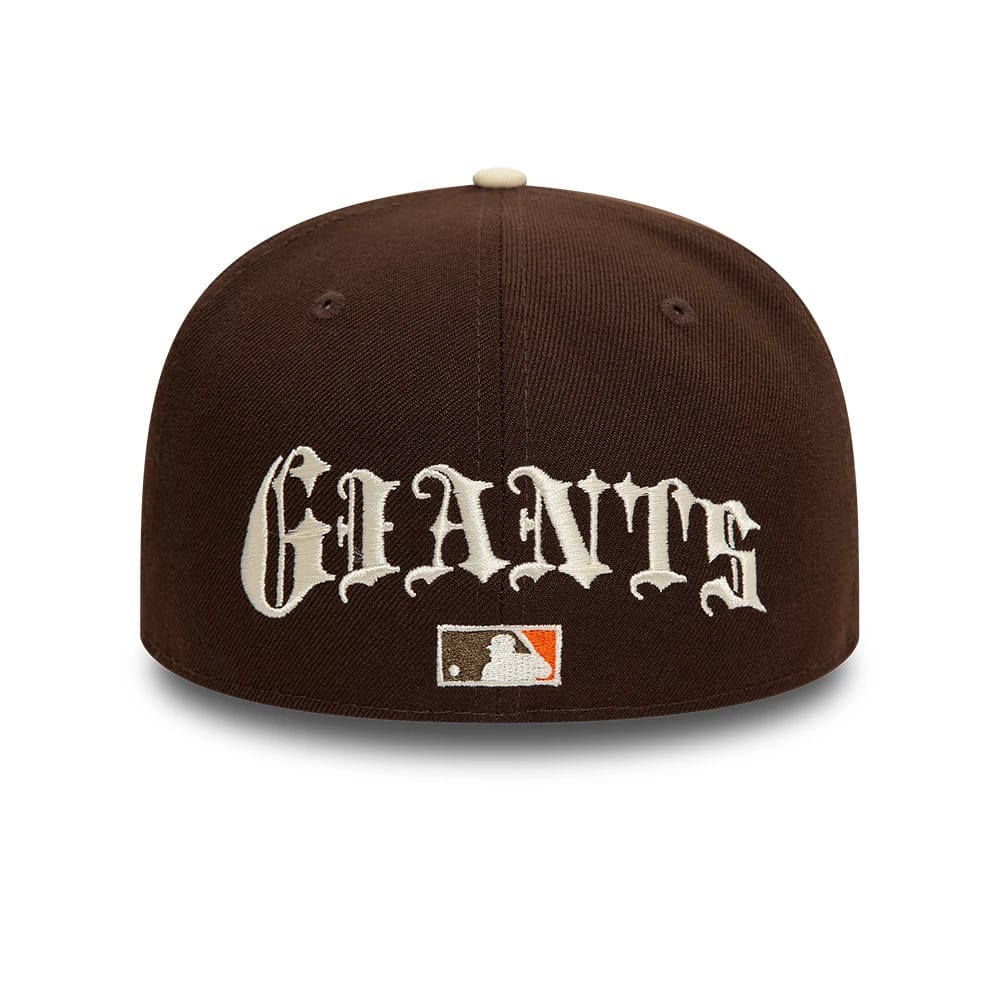 San Francisco Giants MLB Team Wings Dark Brown 59FIFTY Fitted Cap