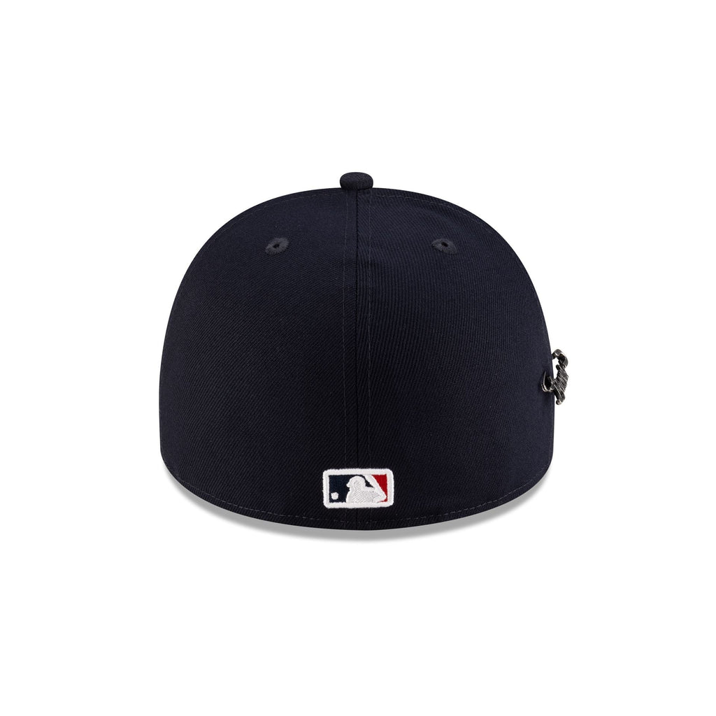 Atlanta Braves Script Safety Pin 59FIFTY A-Frame Fitted Hat