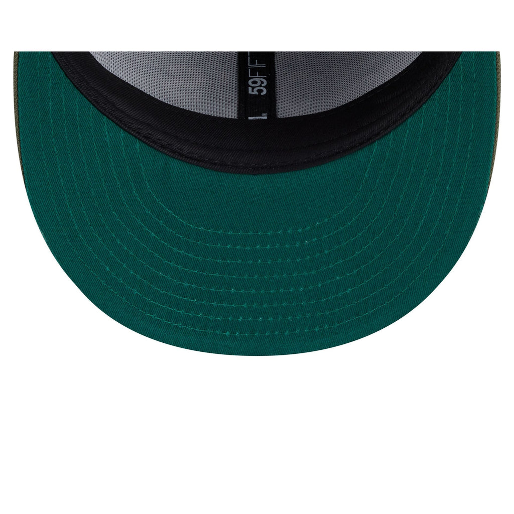 Athletics Tonal Florals Olive 59FIFTY Fitted Hat