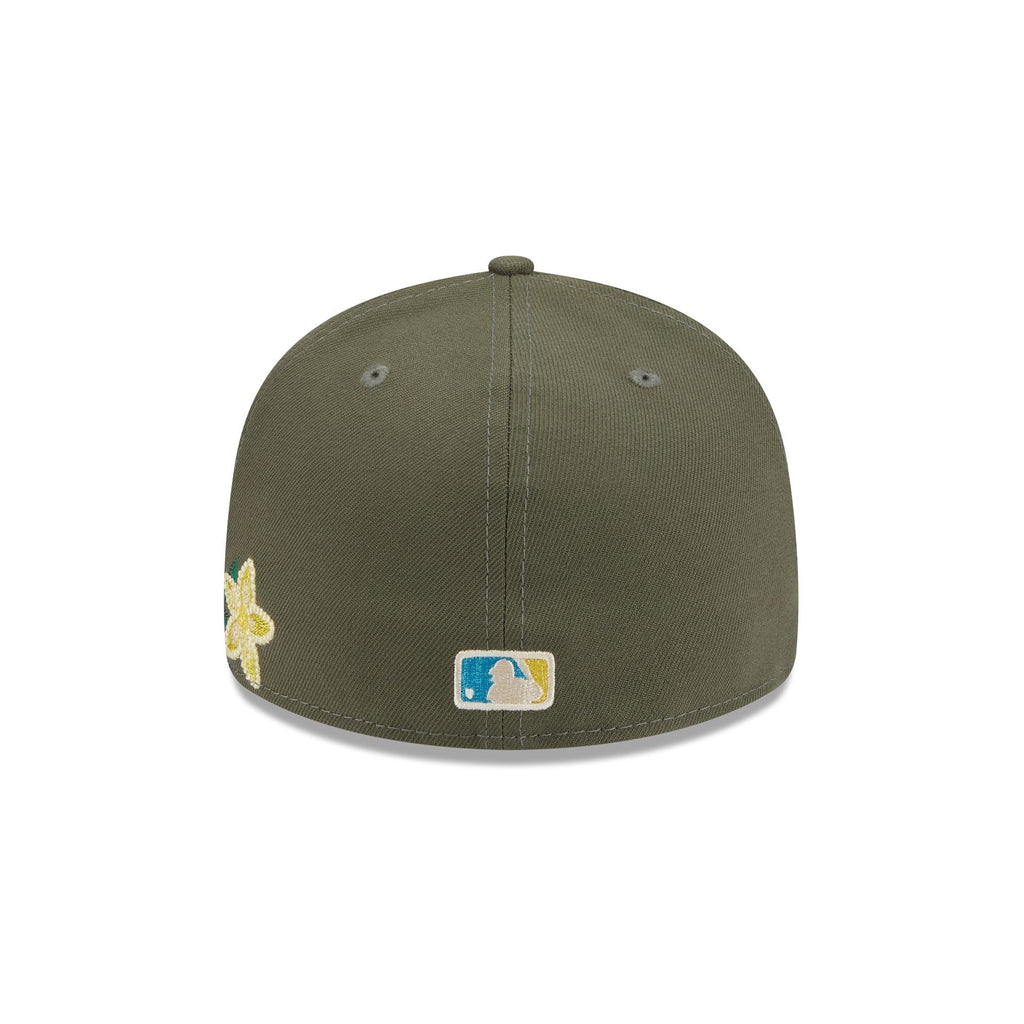 New York Yankees Tonal Florals Olive 59FIFTY Fitted Hat