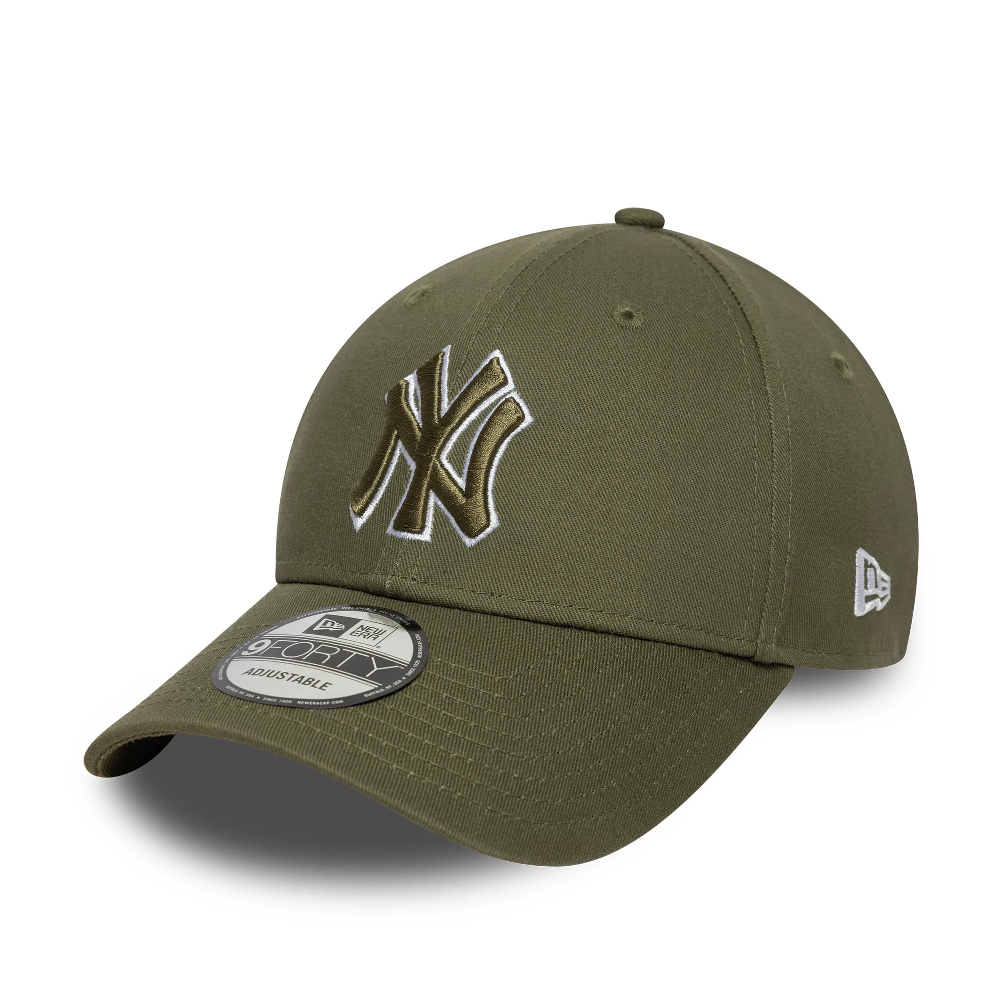 New York Yankees MLB Outline Dark Green 9FORTY Adjustable Cap
