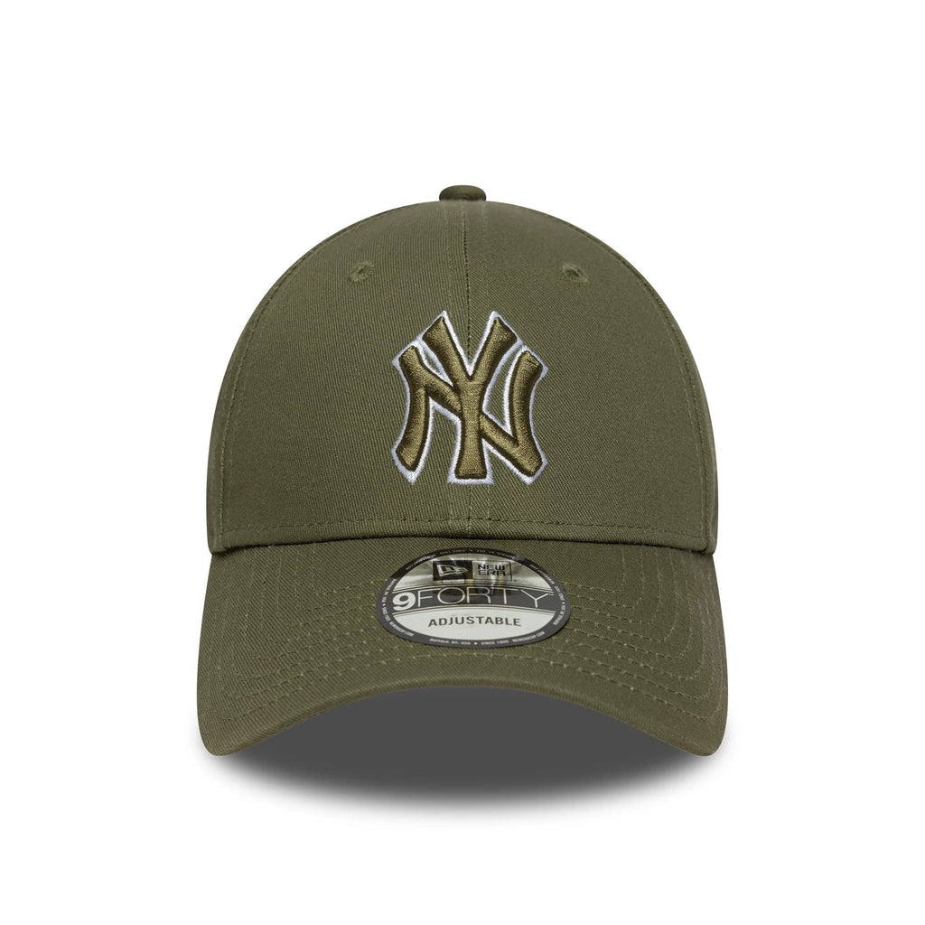 New York Yankees MLB Outline Dark Green 9FORTY Adjustable Cap