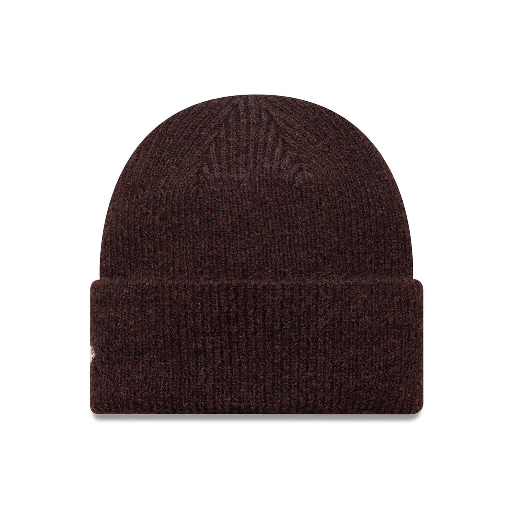 New York Yankees Womens MLB Dark Red Wide Cuff Knit Beanie Hat