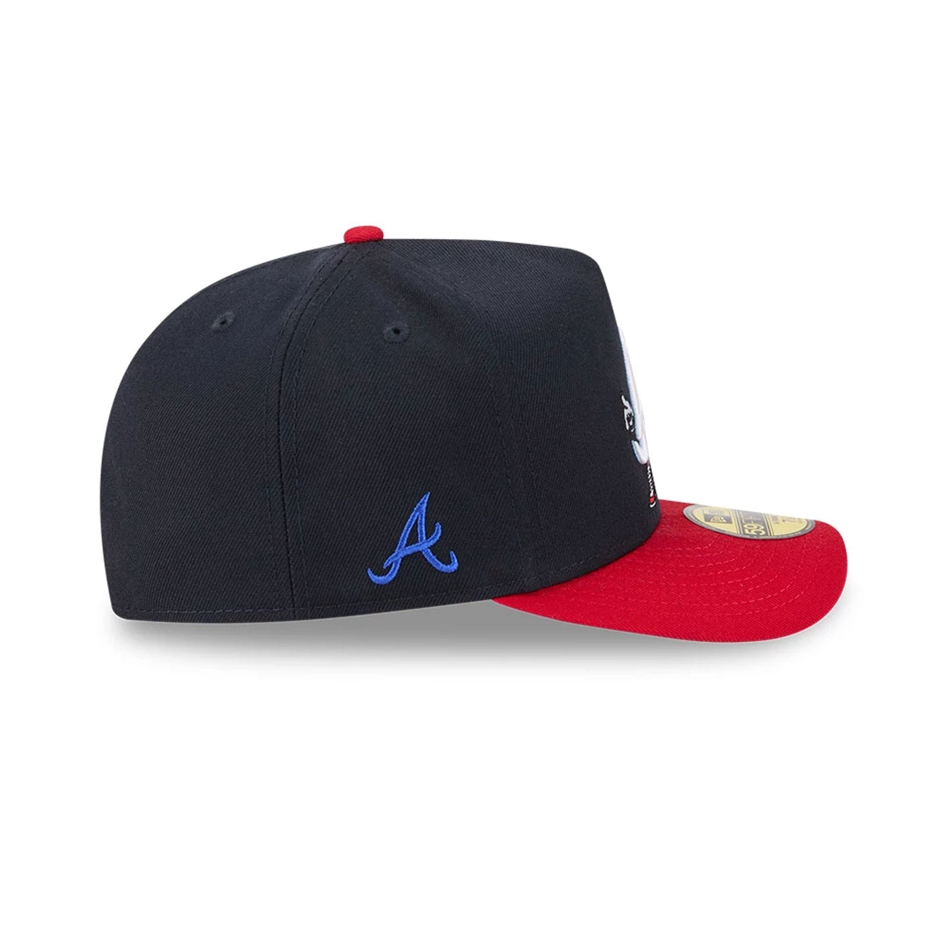 Atlanta Braves MLB Cartoon Navy 59FIFTY A-Frame Fitted Cap