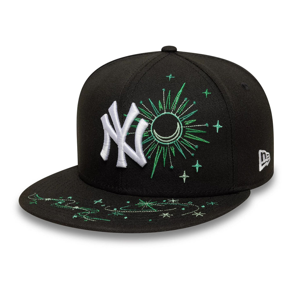 New York Yankees MLB Zodiac Black 59FIFTY Fitted Cap