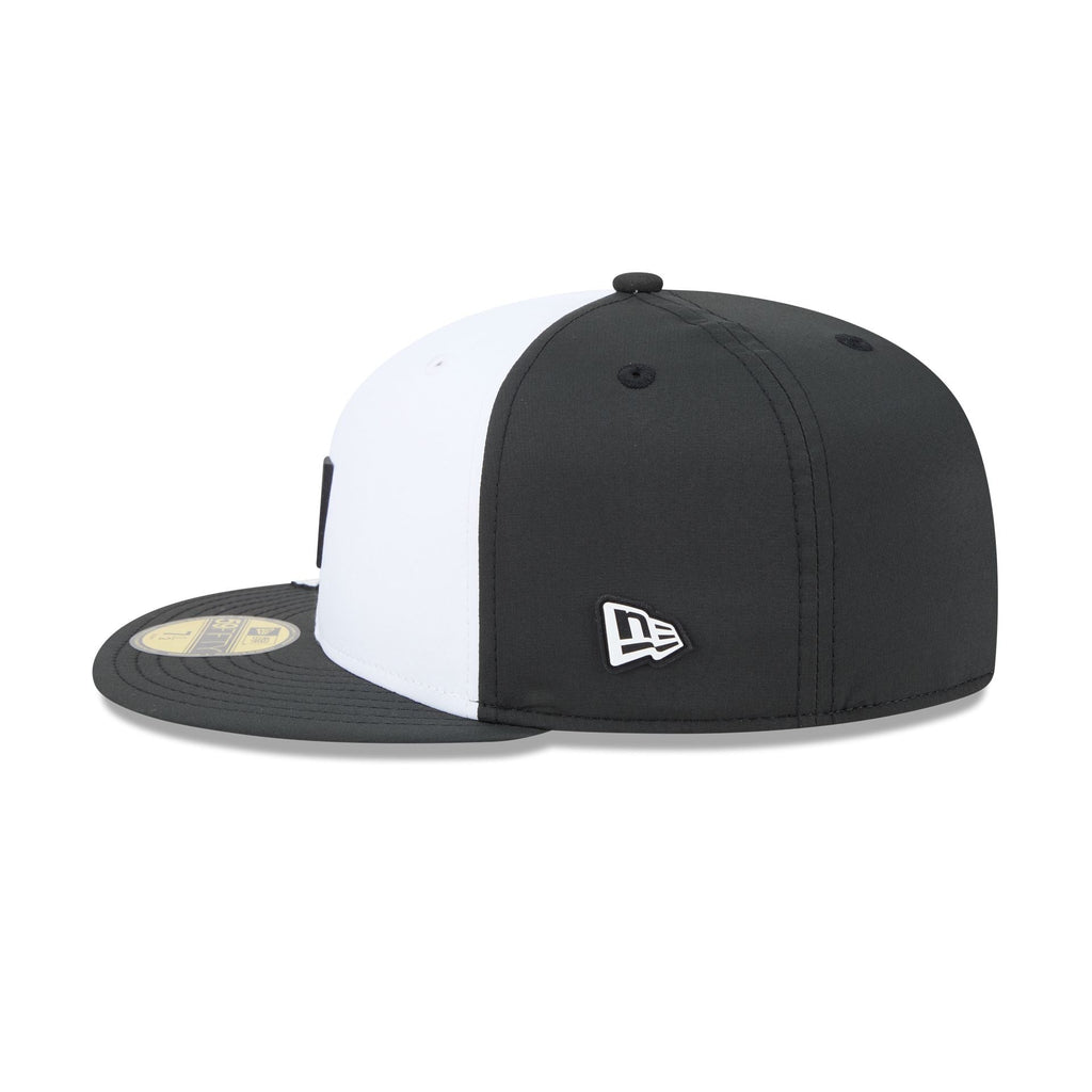 Atlanta Braves 2026 Clubhouse Black & White 59FIFTY Fitted Hat