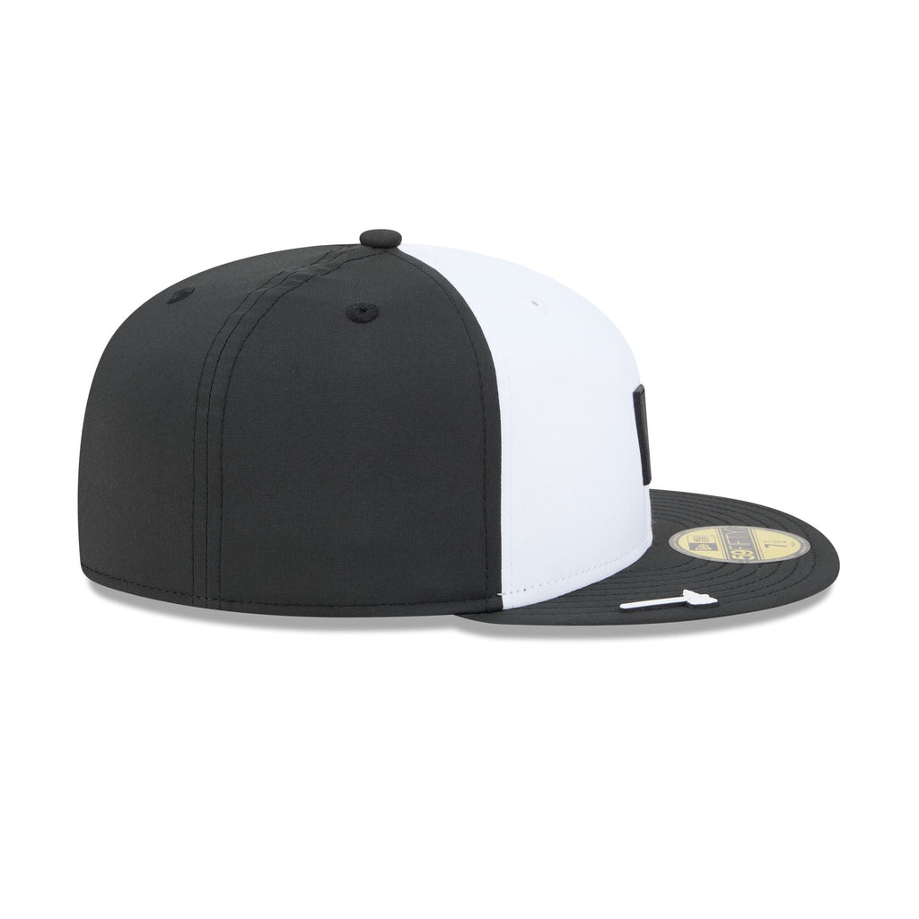 Atlanta Braves 2026 Clubhouse Black & White 59FIFTY Fitted Hat