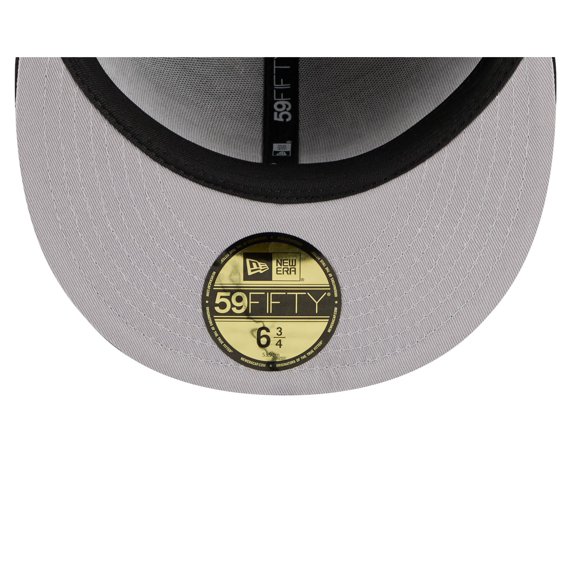 MLB All Over Logo Black 59FIFTY Fitted Hat