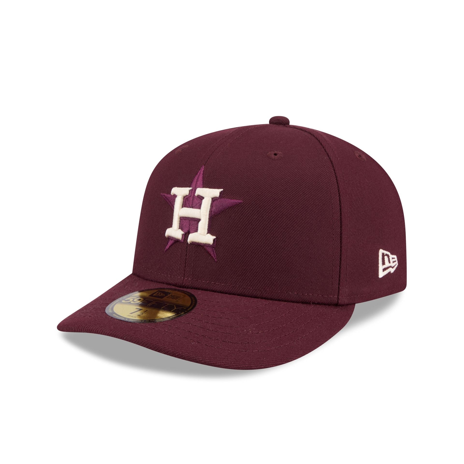 Houston Astros Maroon Pre-Curve 59FIFTY Fitted Hat