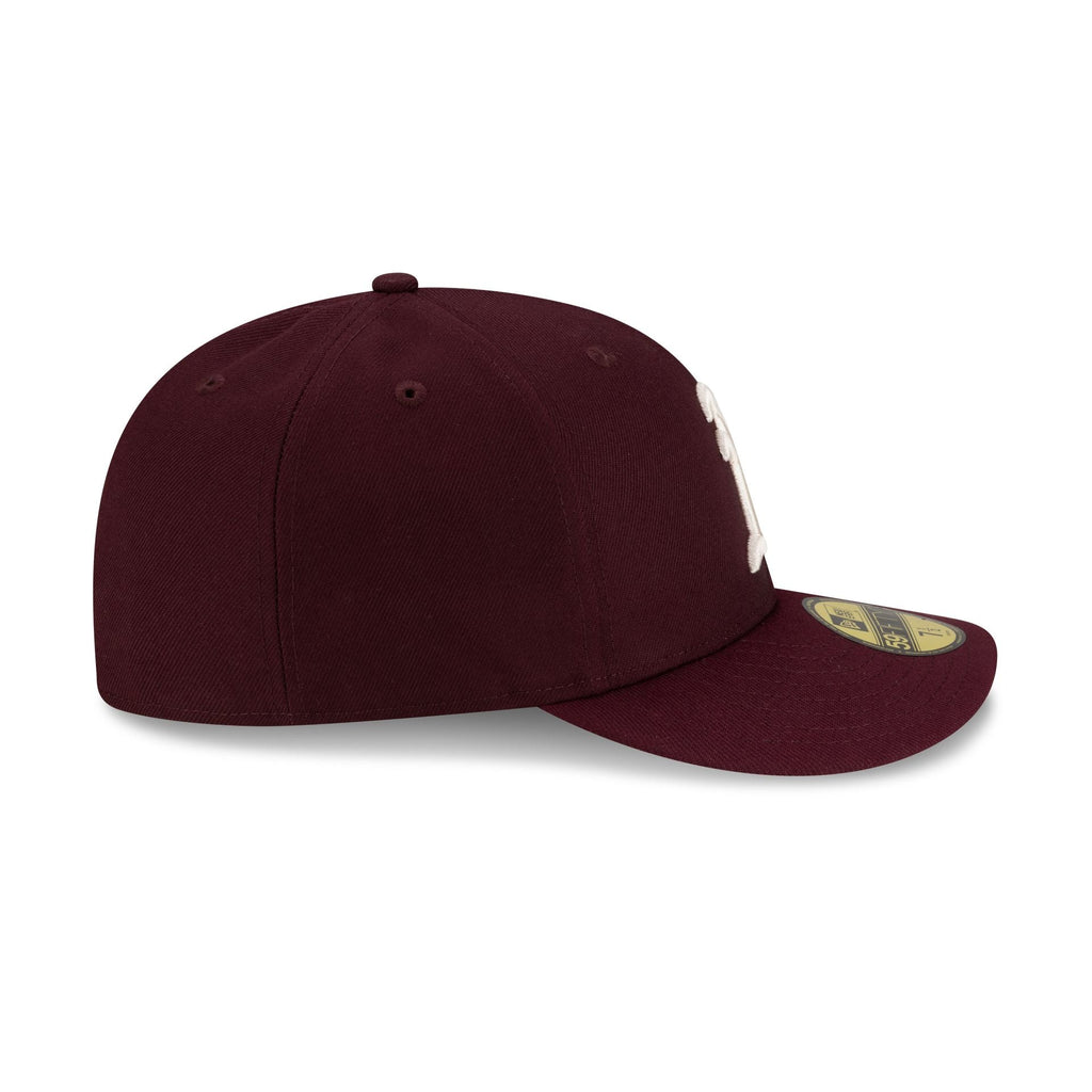 Athletics Maroon Pre-Curve 59FIFTY Fitted Hat