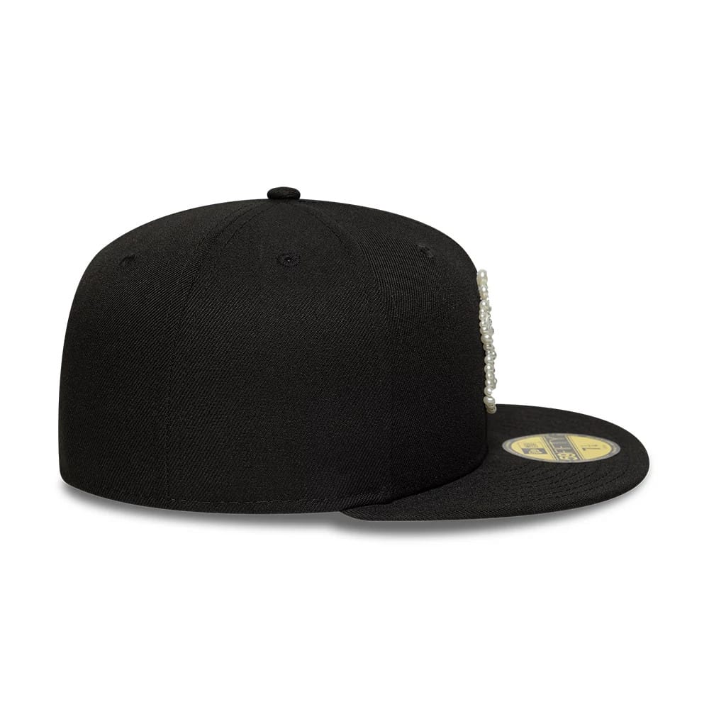 New York Yankees MLB Faux Pearl Black 59FIFTY Fitted Cap
