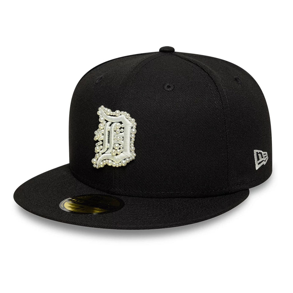 Detroit Tigers MLB Faux Pearl Black 59FIFTY Fitted Cap