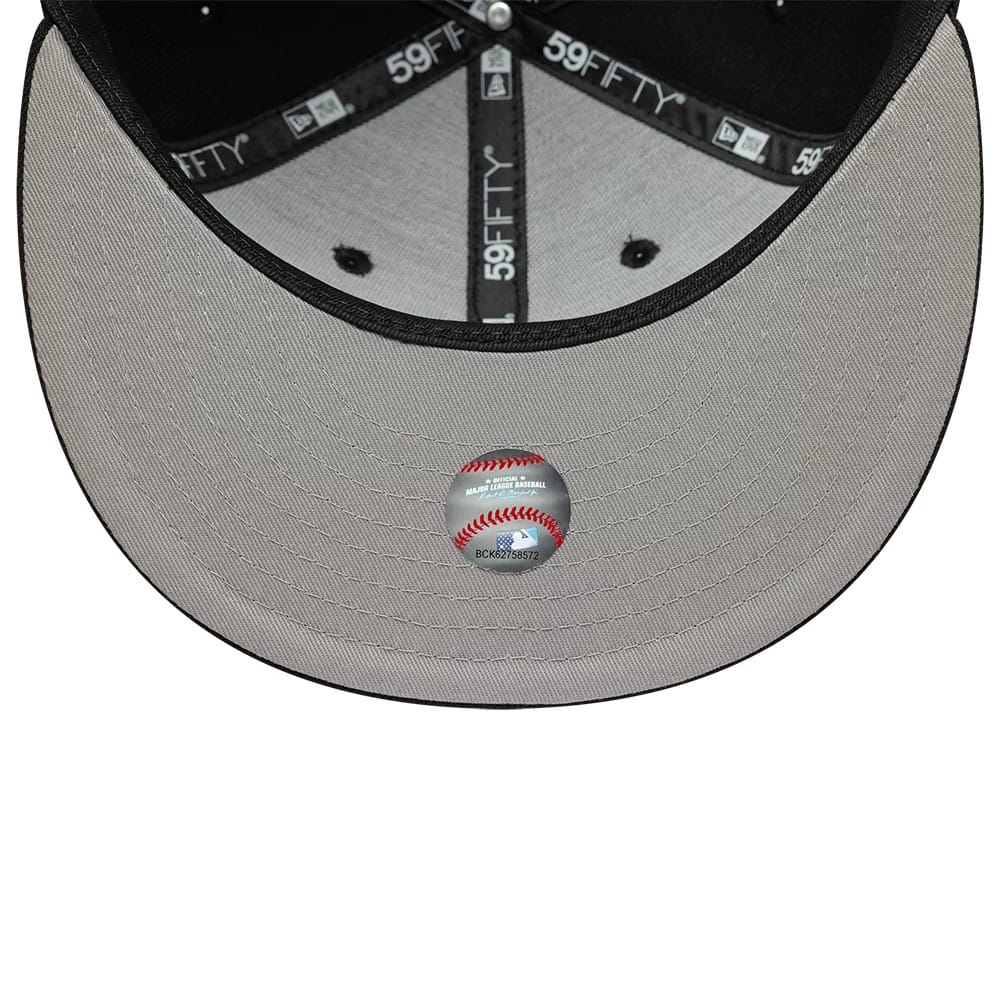 Oakland Athletics MLB Faux Pearl Black 59FIFTY Fitted Cap