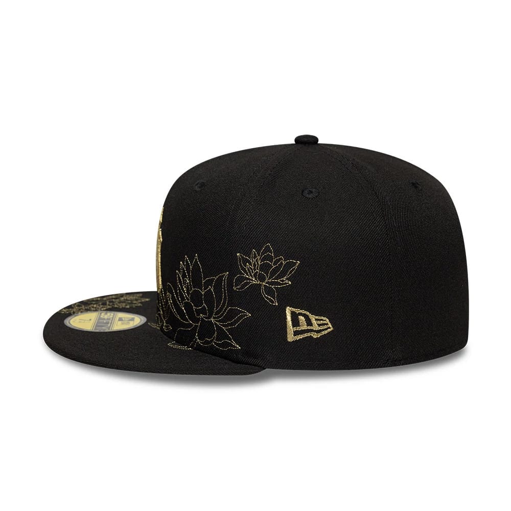 New York Yankees MLB Floral Black 59FIFTY Fitted Cap