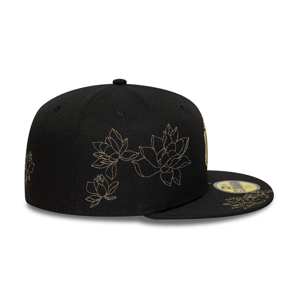 New York Yankees MLB Floral Black 59FIFTY Fitted Cap