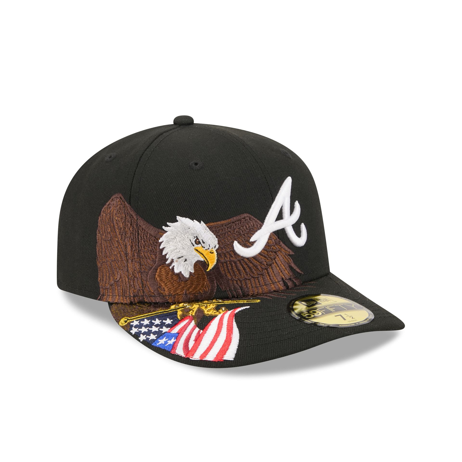 Atlanta Braves Liberty Eagle 59FIFTY Fitted Hat