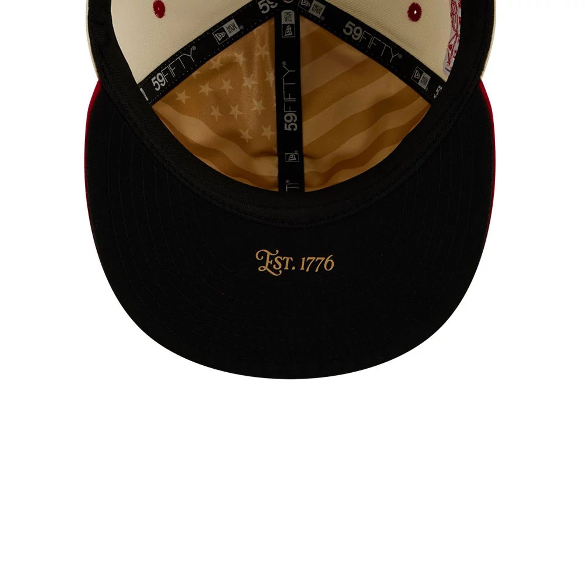 Chicago White Sox MLB 4th Of July 2026 Cream 59FIFTY Fitted Cap