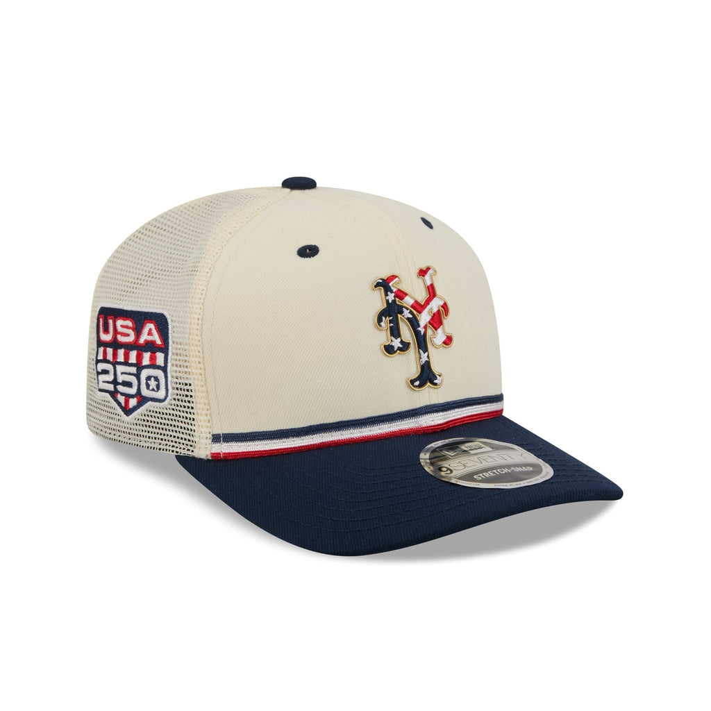 New York Mets Independence Day 2026 9SEVENTY Trucker Hat