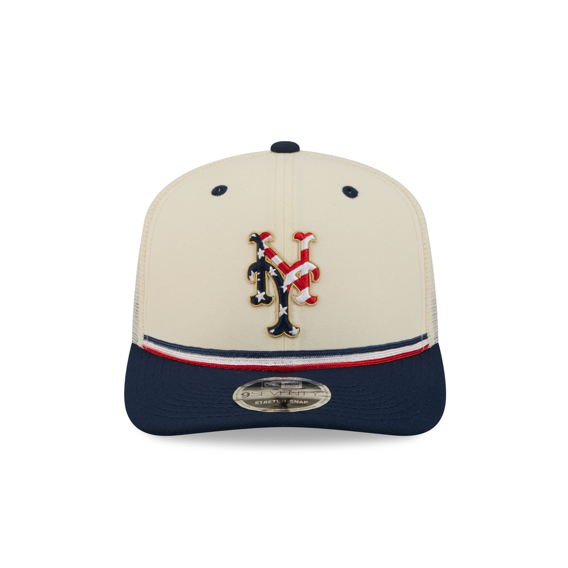 New York Mets Independence Day 2026 9SEVENTY Trucker Hat