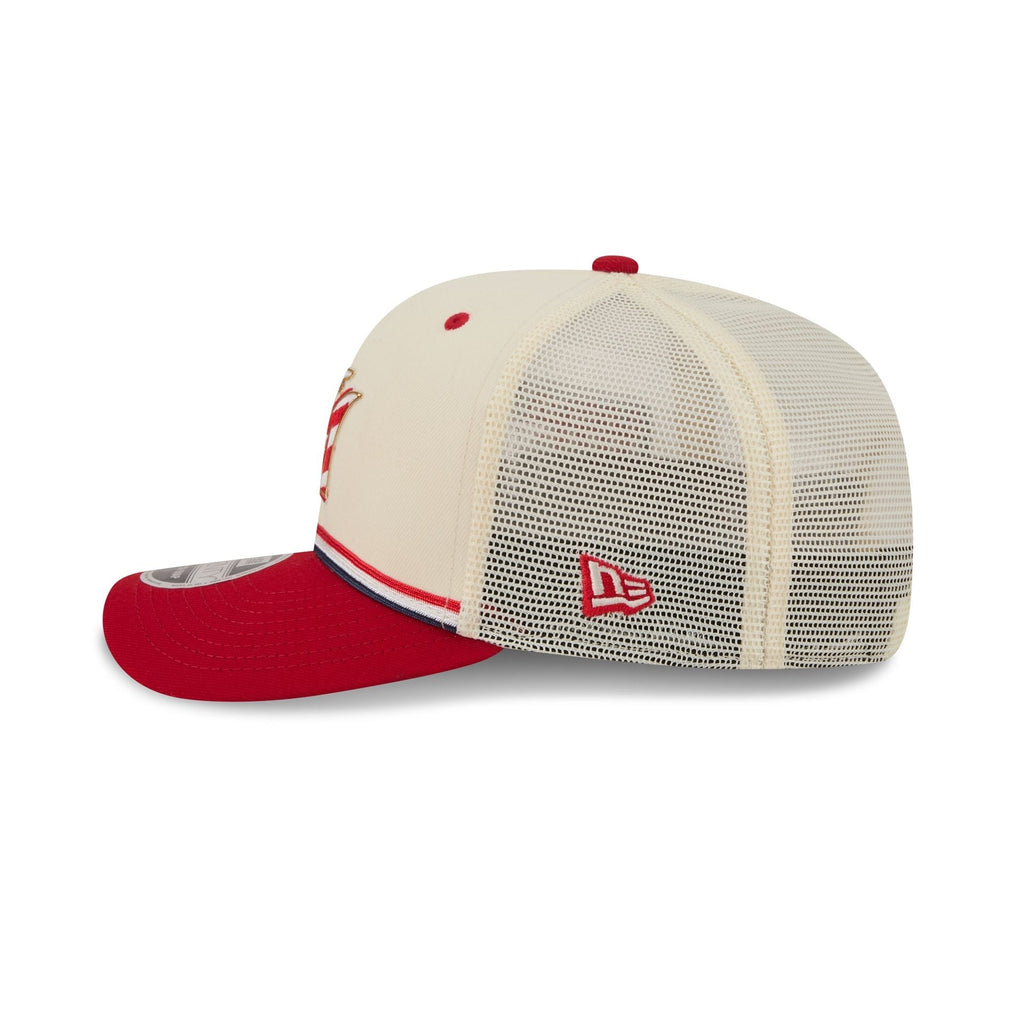 Miami Marlins Independence Day 2026 9SEVENTY Trucker Hat