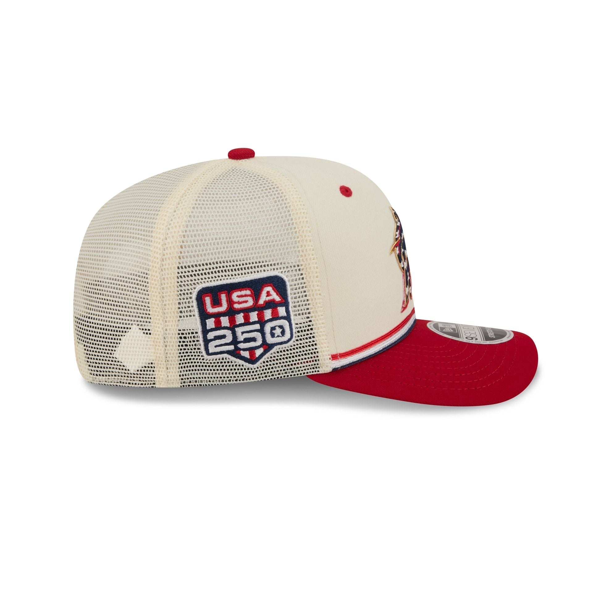 Miami Marlins Independence Day 2026 9SEVENTY Trucker Hat
