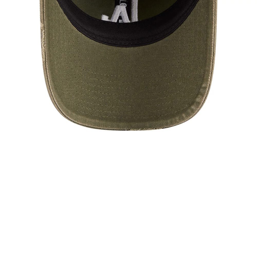 LA Dodgers MLB Stencil Distressed Green 9TWENTY Adjustable Cap