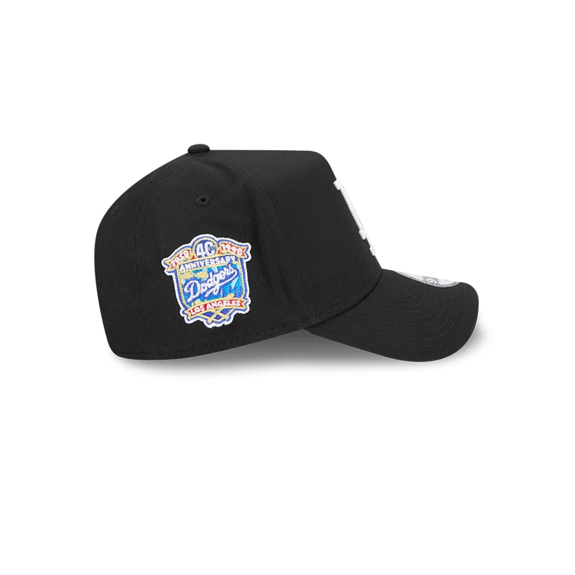 Dodgers MLB Cooperstown Anniversary Black 9FORTY A-Frame Adjustable Cap