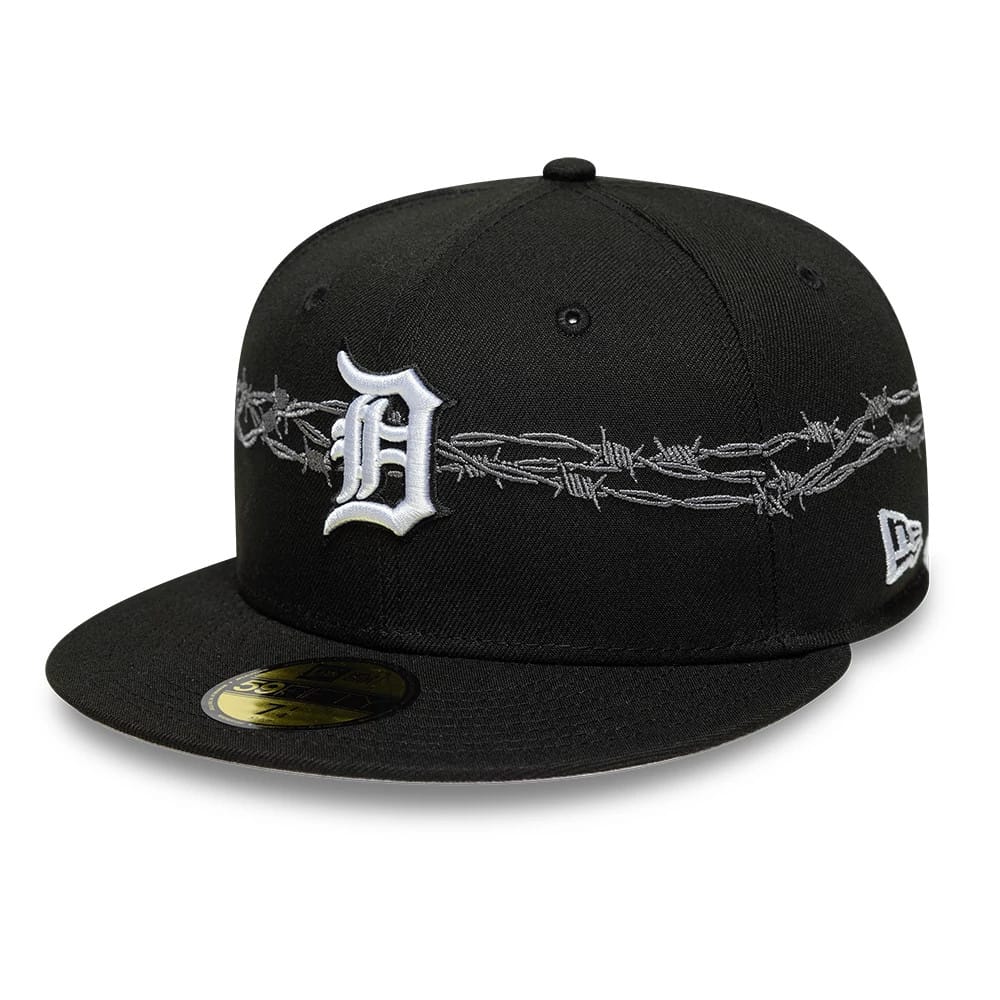 Detroit Tigers MLB Icon Black 59FIFTY Fitted Cap