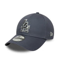 LA Dodgers MLB Outline Camo Grey 9FORTY Adjustable Cap