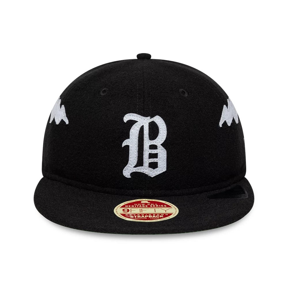 Atlanta Braves MLB Heritage Black Retro Crown 9FIFTY Adjustable Cap