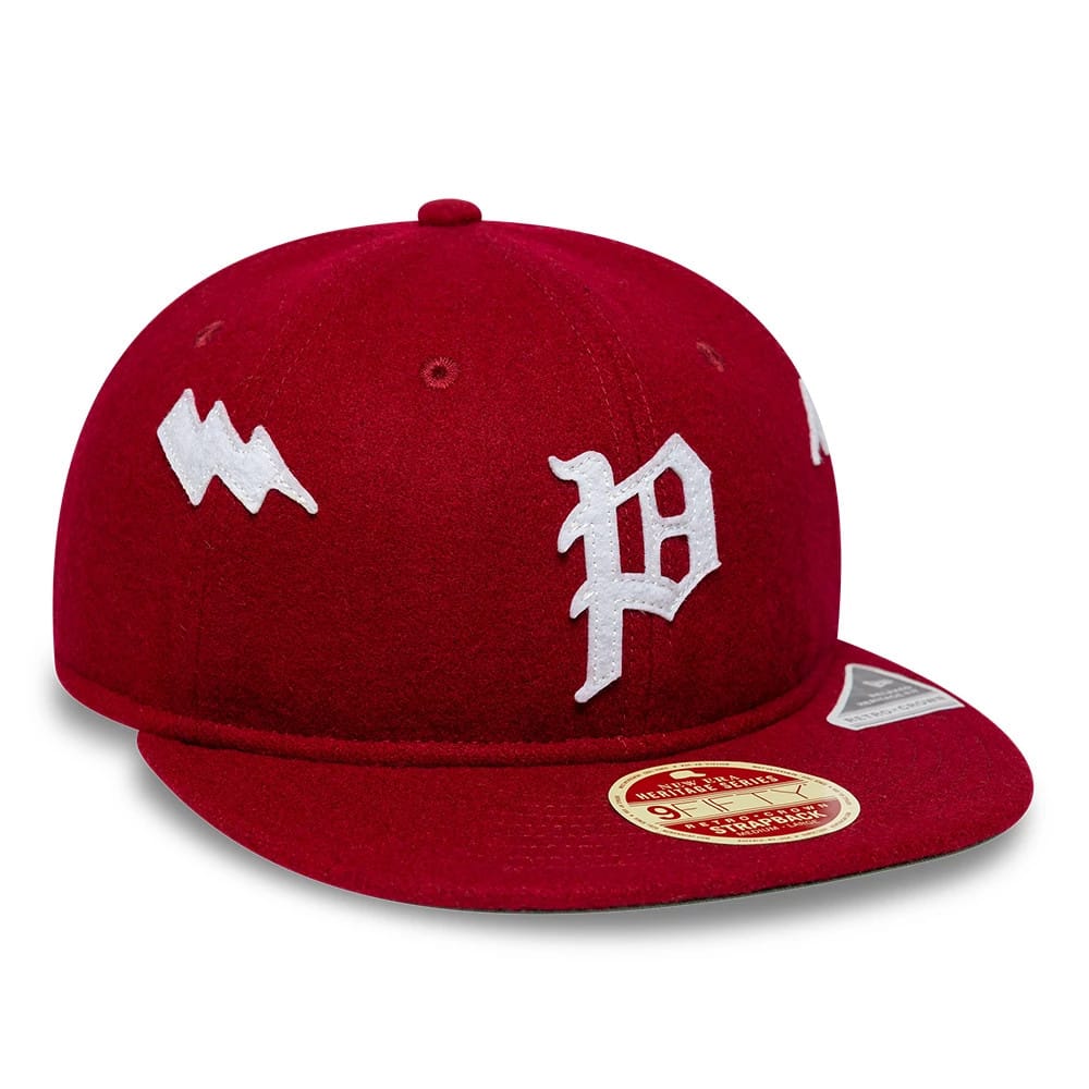 Phillies MLB Heritage Dark Red Retro Crown 9FIFTY Adjustable Cap