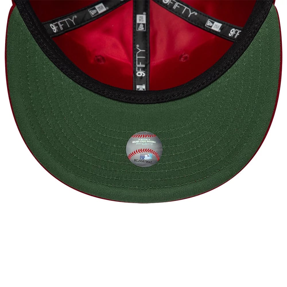 Phillies MLB Heritage Dark Red Retro Crown 9FIFTY Adjustable Cap