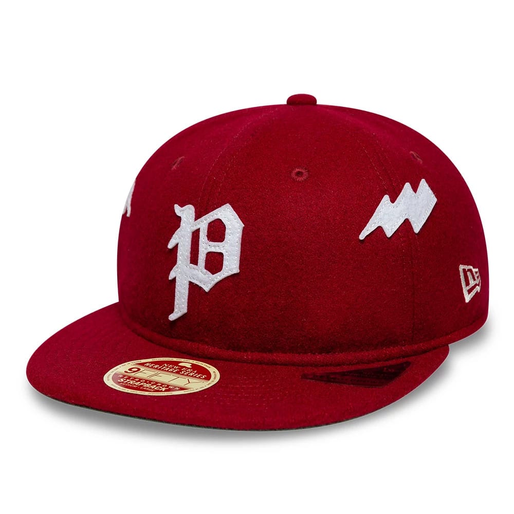 Phillies MLB Heritage Dark Red Retro Crown 9FIFTY Adjustable Cap